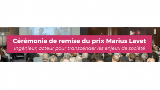 Cérémonie "Prix Marius LAVET, ingénieur et inventeur"