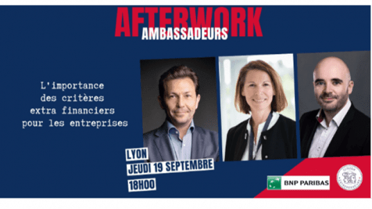 Afterwork  " Les critères extra-financiers, piliers de l'entreprise innovante et durable "